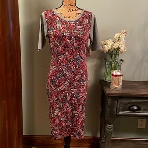 LulaRoe Julia dress size medium.